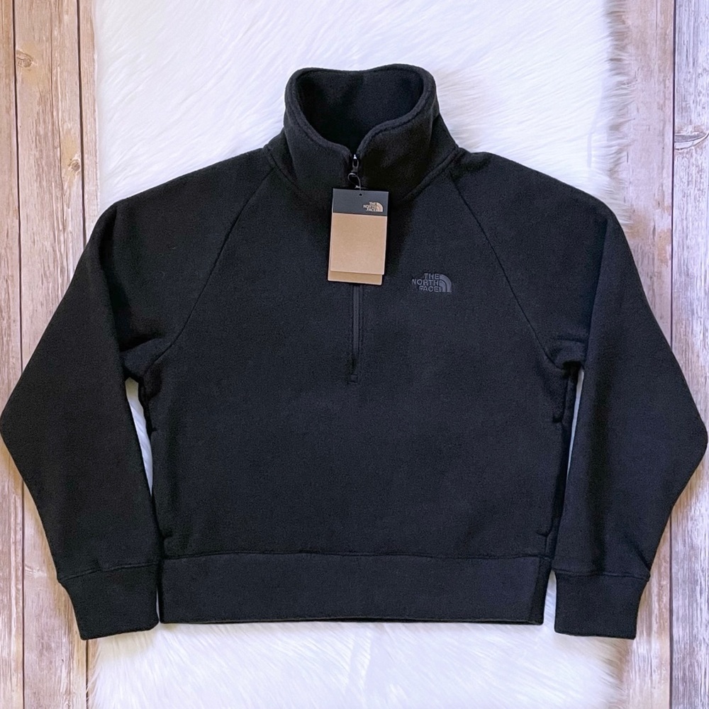 The North Face Women’s City Standard Microfleece 1/4 Zip Cropped Pullover - Picture 2 of 10